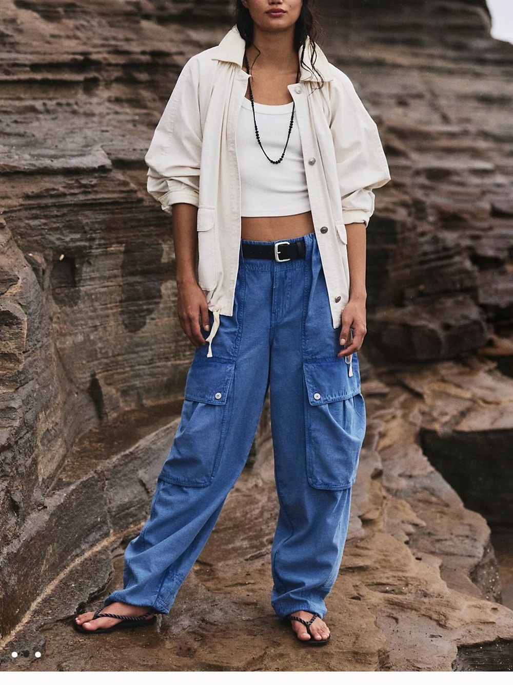 We The Free Brentwood Slouchy Cargo Pants